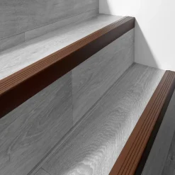 Quest Nez De Marche|Nez De Marche<Nez de marche PVC 50x42mm, , profilé d'escalier RGP, auto-adhésif, antidérapant, d'escalier-protection, marron, 1m