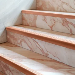 Quest Nez De Marche|Nez De Marche<Nez de marche PVC 40x25mm, , profilé d'escalier ND, auto-adhésif, antidérapant, d'escalier-protection, marron clair, 0.9m