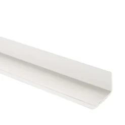 Quest Nez de marche PVC 40x25mm, , profilé d'escalier ND, auto-adhésif, antidérapant, d'escalier-protection, blanc, 1.8m- Nez De Marche|Nez De Marche