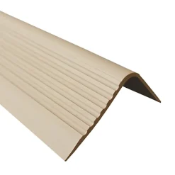 Quest Nez De Marche|Nez De Marche<Nez de marche PVC 52x40mm, , profilé d'escalier RGPD, antidérapant, d'escalier-protection, beige, 1.5m