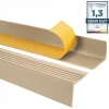 Quest Nez De Marche|Nez De Marche<Nez de marche PVC 50x42mm, , profilé d'escalier RGP, auto-adhésif, antidérapant, d'escalier-protection, beige, 1.3m
