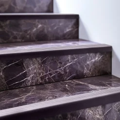 Quest Nez De Marche|Nez De Marche<Nez de marche PVC 40x25mm, , profilé d'escalier ND, auto-adhésif, antidérapant, d'escalier-protection, violet, 1.8m