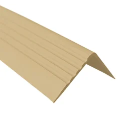 Quest Nez De Marche|Nez De Marche<Nez de marche PVC 50x42mm, , profilé d'escalier RGP, auto-adhésif, antidérapant, d'escalier-protection, crémeux, 1.65m