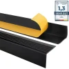 Quest Nez De Marche|Nez De Marche<Nez de marche PVC 50x42mm, , profilé d'escalier RGP, auto-adhésif, antidérapant, d'escalier-protection, noir, 1.3m