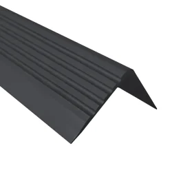 Quest Nez De Marche|Nez De Marche<Nez de marche PVC 50x42mm, , profilé d'escalier RGP, auto-adhésif, antidérapant, d'escalier-protection, noir, 1.3m