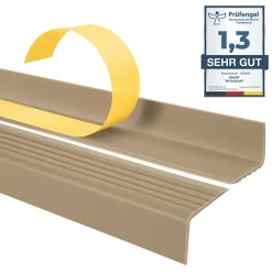 Quest Nez De Marche|Nez De Marche<Nez de marche PVC 40x25mm, , profilé d'escalier ND, auto-adhésif, antidérapant, d'escalier-protection, beige, 0.9m