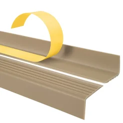 Quest Nez De Marche|Nez De Marche<Nez de marche PVC 40x25mm, , profilé d'escalier ND, auto-adhésif, antidérapant, d'escalier-protection, beige, 0.9m