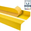 Quest Nez De Marche|Nez De Marche<Nez de marche PVC 50x50mm, , SST, profilé d'escalier RGP-O, auto-adhésif, antidérapant, d'escalier-protection, jaune, 1.5m