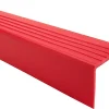 Quest Nez de marche PVC 40x40mm, , profilé d'escalier RD, antidérapant, d'escalier-protection, Rouge, 1.5m- Nez De Marche|Nez De Marche