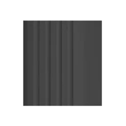 Quest Nez de marche PVC 45x50mm, , profilé d'escalier RO, antidérapant, d'escalier-protection, noir, 1.5m- Nez De Marche|Nez De Marche