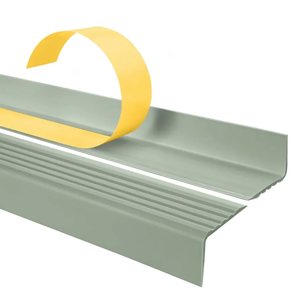 Quest Nez De Marche|Nez De Marche<Nez de marche PVC 40x25mm, , profilé d'escalier ND, auto-adhésif, antidérapant, d'escalier-protection, vert clair, 0.9m