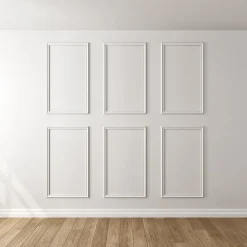 Nordlinger Pro Kit moulure décor 8 - 220 à 300cm - Bois massif pour habillage mur complet- Moulure