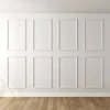 Nordlinger Pro Kit moulure murale décor 8 - 280 à 400cm - Bois massif pour habillage mur complet- Moulure