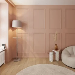 Nordlinger Pro Kit moulure murale décor 8 - 280 à 400cm - Bois massif pour habillage mur complet- Moulure