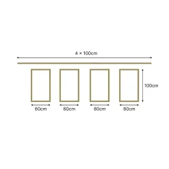 Nordlinger Pro Kit Moulures Soubassement 790515 Bois naturel 3 m Décoration intérieure- Moulure