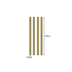 Nordlinger Pro lot de 4 - Moulure droite large 70mm x 100cm- Moulure