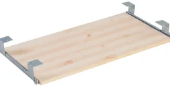 Astigarraga Kit Line Tablette Bois Et Mélaminé<NOVA étagère coulissante en bois pour étagères, 70,8x36,8x1,6 cm