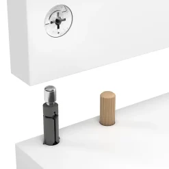 GoodHome Pack 10 cames et chevilles métal, plastique et bois- Tablette Bois Et Mélaminé