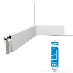 Orac Decor Pack 10 mètres Plinthes de rénovation SX171 avec colle - Orac x Cimaises-et-plus- Plinthe Pour Parquet Et Stratifié