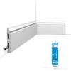 Orac Decor Plinthe Pour Parquet Et Stratifié<Pack 10 mètres Plinthes SX118 avec colle - Orac x Cimaises-et-plus - 14 x 1,8 x 200cm (h x p x L) - plinthe décorative polymère