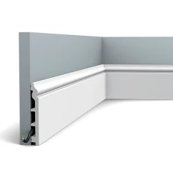 Orac Decor Plinthe Pour Parquet Et Stratifié<Pack 10 mètres Plinthes SX118 avec colle - Orac x Cimaises-et-plus - 14 x 1,8 x 200cm (h x p x L) - plinthe décorative polymère