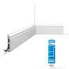 Orac Decor Pack 10 mètres Plinthes SX173 avec colle - Orac x Cimaises-et-plus - 10 x1,6x200cm (h x p x L) - plinthe décorative polymère- Plinthe Pour Parquet Et Stratifié