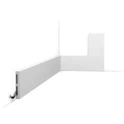 Orac Decor Plinthe Pour Parquet Et Stratifié<Pack 10 mètres Plinthes SX163 avec colle - Orac x Cimaises-et-plus - 10 x 1,3 x 200cm (h x p x L) - plinthe décorative polymère