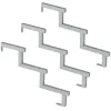 Vinuovo Accessoire D'Escalier<Pack 3 pièces - Limon acier galvanisé 3 marches - H 51cm