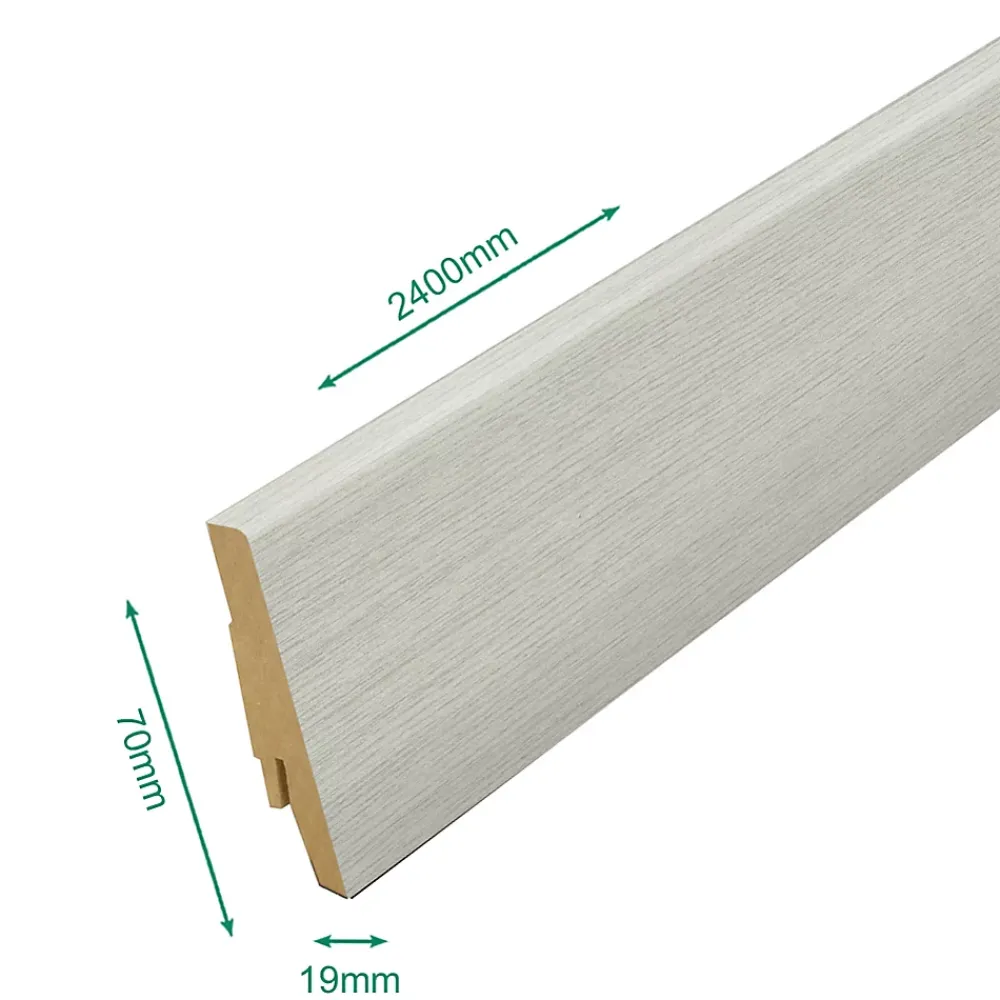 Forestea Moulure<Pack 5 Plinthes décoratives 7843 vista oak 2400 x 70 x 19 mm