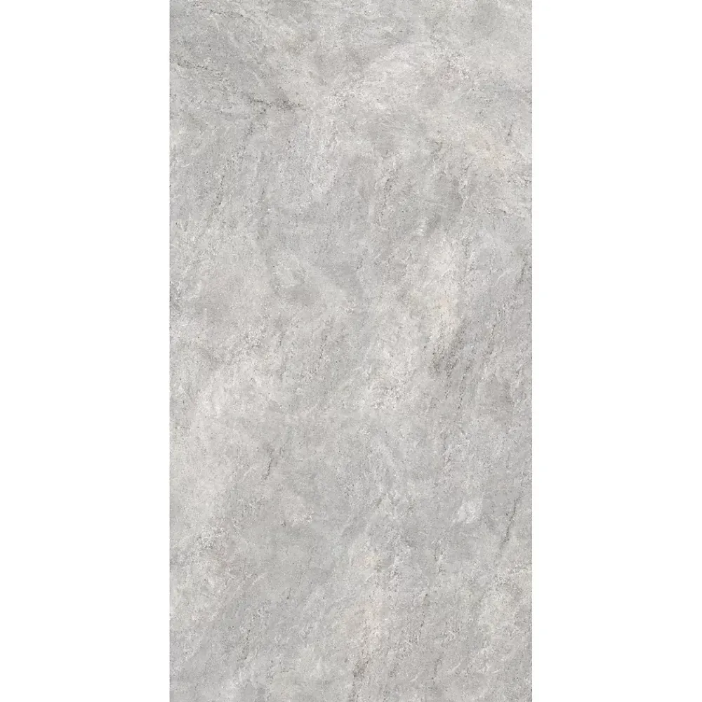Schulte Pack de 2 panneaux muraux de salle de bains l.100 x H.210 cm, effet pierre gris et argenté , DécoDesign Softtouch- Panneau Mural De Salle De Bains