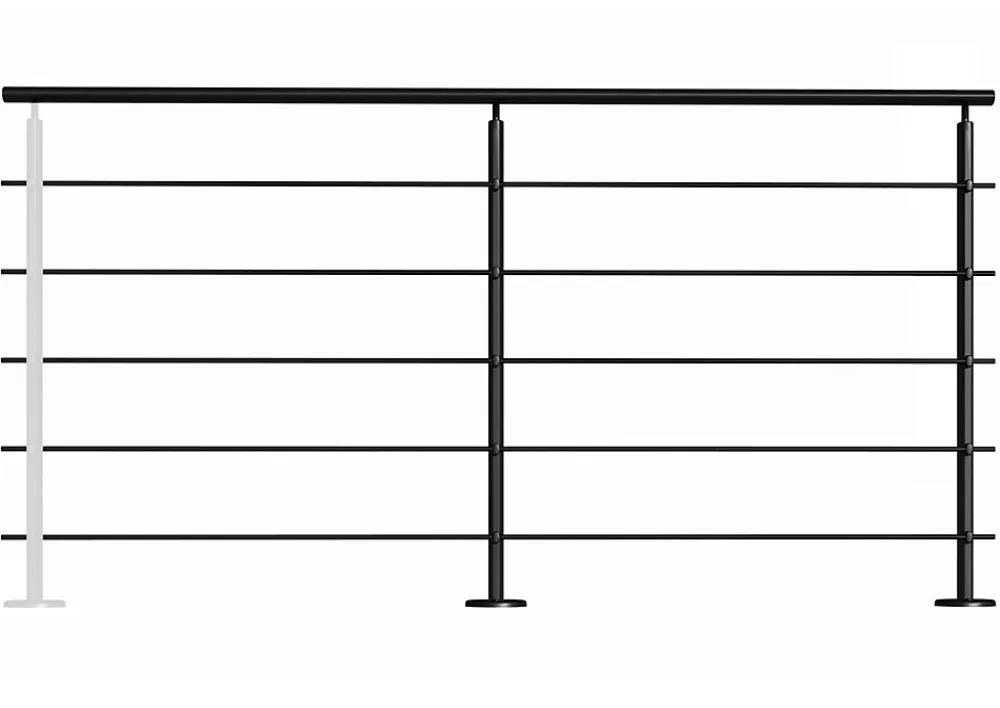 Kordo Pack garde-corps : prêt à poser à plat Prestio ral 9005- Garde-Corps, Balustrade