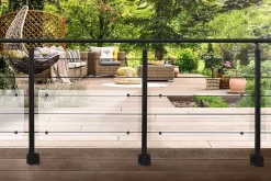 Burger Garde-Corps, Balustrade<Pack garde-corps Opalu noir pose en applique 2m