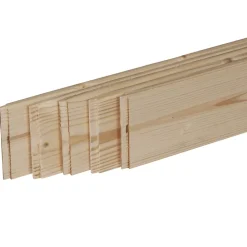 Forestea Moulure<Pack promotionnel de 5 plinthes sapin massif bord rond 2050 x 95 x 9 mm %