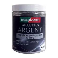 Parexlanko Joint Carrelage Sol<Paillettes argent 150 gr pour joint
