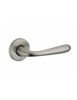 SP Paire de béquilles Junon pour porte, carré 7mm, nickelé brossé -- Poignée De Porte