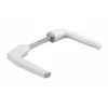 Thirard Paire de béquilles pour porte, carré 7x100mm, 1 portée, blanc -- Poignée De Porte