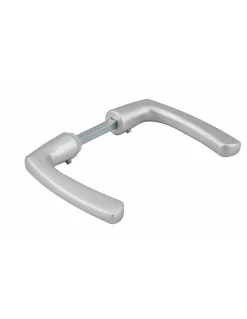 Thirard Paire de béquilles pour porte, carré 7x110mm, 1 portée, argent -- Poignée De Porte