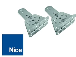 Nice Automatisme Accesoire Pour Volet<Paire de pattes de fixation réglable côté pilier à visser Nice