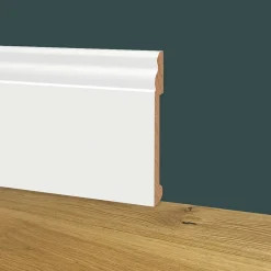 Eternal Parquet Plinthe Bois|Plinthe Bois<Palette 76ML de plinthes DUCALE en EqualWood HI-TEC POLYMERE 100x14x2000mm - BLANC