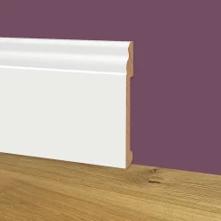 Eternal Parquet Plinthe Bois|Plinthe Bois<Palette 90ML de plinthes DUCALE en EqualWood HI-TEC POLYMERE 120x15x2000mm - BLANC