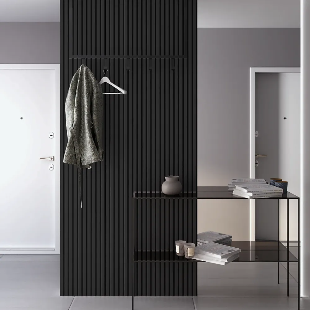Protocole Pro Panneau acoustique décoratif BELLA HAIR en MDF premium, feutrine acoustique, 600 x 3 mm.- Panneau Décoratif En Bois