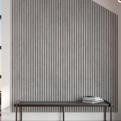Protocole Pro Panneau acoustique décoratif BELLA PRO MDF avec feutrine2780 mm lot de 2 atténue la réverbération.- Panneau Décoratif En Bois