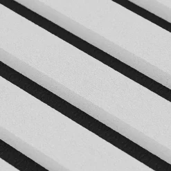 Ps Global Company Panneau Acoustique 21mm - Blanc Cuir - Feutrine Noire - 240x60cm - Lot de 2- Panneau Tasseau Bois