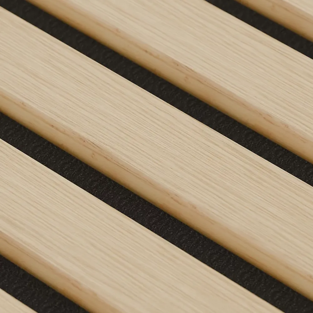Ps Global Company Panneau Tasseau Bois<Panneau Acoustique 11mm - Chêne - Feutrine Noire - 240x60cm - Lot de 4
