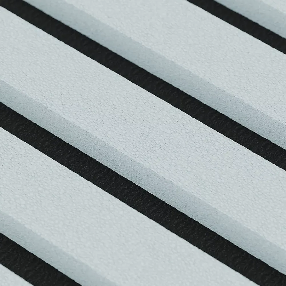 Ps Global Company Panneau Tasseau Bois<Panneau Acoustique 21mm - Gris Cuir - Feutrine Noire - 240x60cm - Lot de 2
