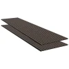 Ps Global Company Panneau Tasseau Bois<Panneau Acoustique 21mm - Noyer Foncé - Feutrine Noire - 240x60cm - Lot de 2