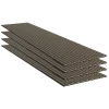 Ps Global Company Panneau Tasseau Bois<Panneau Acoustique 11mm - Noyer Foncé - Feutrine Noire - 240x60cm - Lot de 4