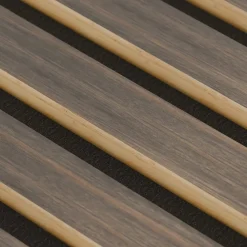 Ps Global Company Panneau Tasseau Bois<Panneau Acoustique 11mm - Noyer Foncé - Feutrine Noire - 240x60cm - Lot de 4
