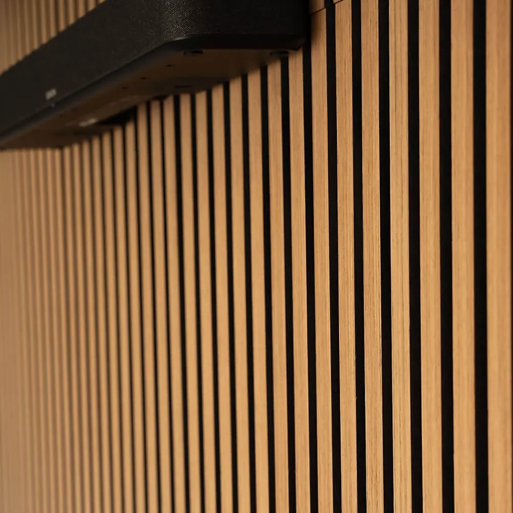 Brand Home Deluxe Panneau acoustique SONIC - 240 x 40 cm- Panneau Décoratif En Bois