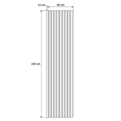 Brand Home Deluxe Panneau Décoratif En Bois<Panneau acoustique SONIC - 240 x 40 cm